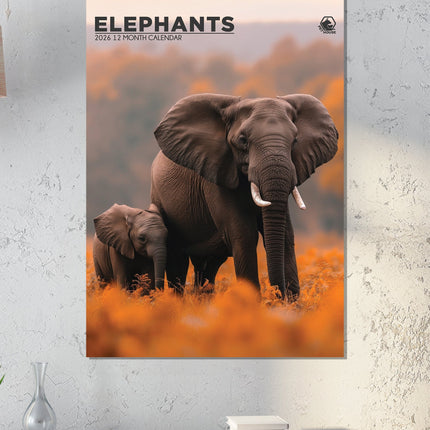 CalendarsRUs Olifanten A3 Kalender 2026