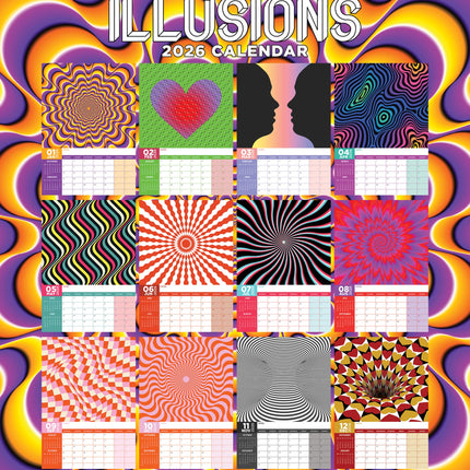 CalendarsRUs Optische Illusies A3 Kalender 2026
