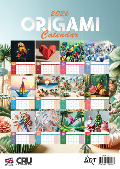 CalendarsRUs Origami A3 Kalender 2026