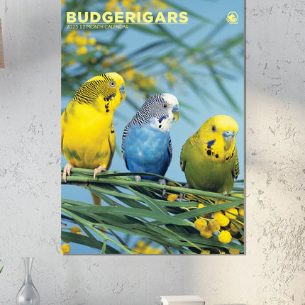 CalendarsRUs Parkieten A3 Kalender 2025