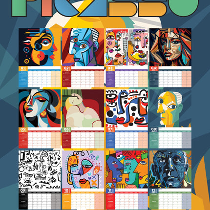 CalendarsRUs Picasso A3 Kalender 2026