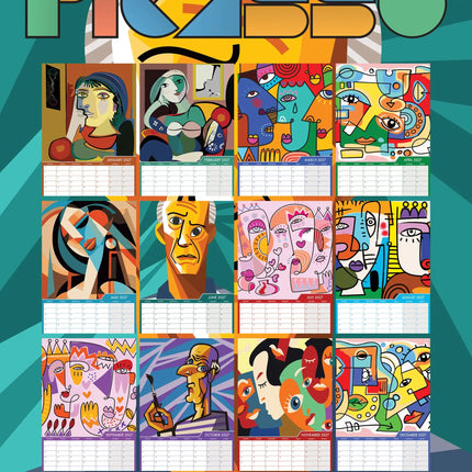 CalendarsRUs Picasso A3 Kalender 2027