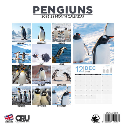 CalendarsRUs Pinguins Kalender 2027