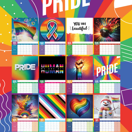 CalendarsRUs Pride A3 Kalender 2026