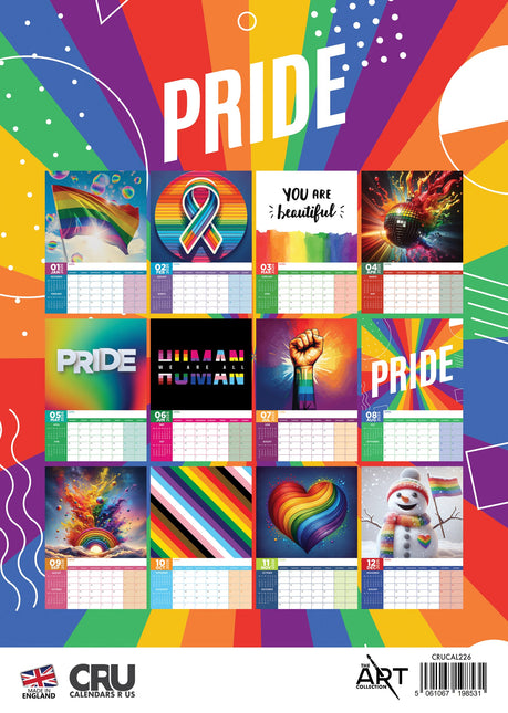 CalendarsRUs Pride A3 Kalender 2026