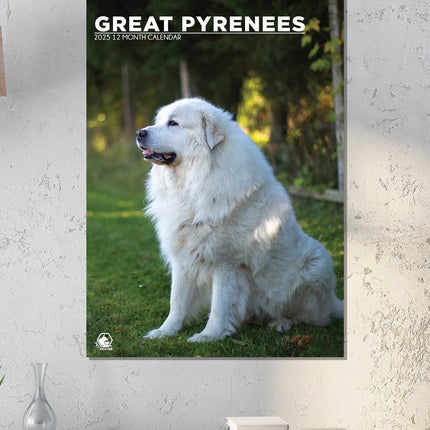 CalendarsRUs Pyreneese Berghond A3 Kalender 2025