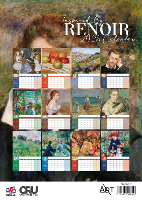 CalendarsRUs Renoir A3 Kalender 2026