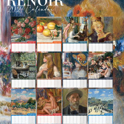 CalendarsRUs Renoir A3 Kalender 2027