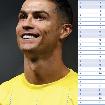 CalendarsRUs Ronaldo A3 Kalender 2026
