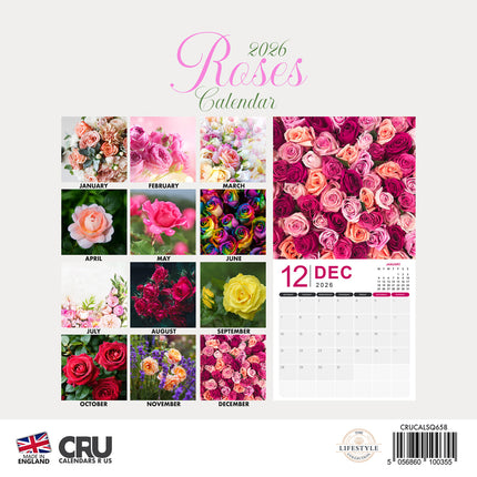 CalendarsRUs Rozen Kalender 2026