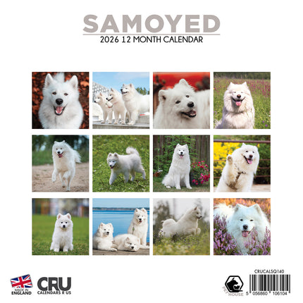 CalendarsRUs Samojeed Kalender 2026