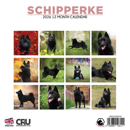 CalendarsRUs Schipperke Kalender 2026