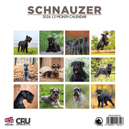 CalendarsRUs Schnauzer Kalender 2026