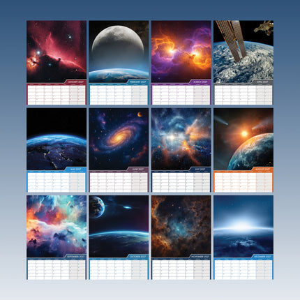 CalendarsRUs Space Bound A3 Kalender 2027