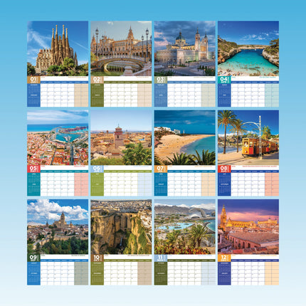 CalendarsRUs Spanje A3 Kalender 2026