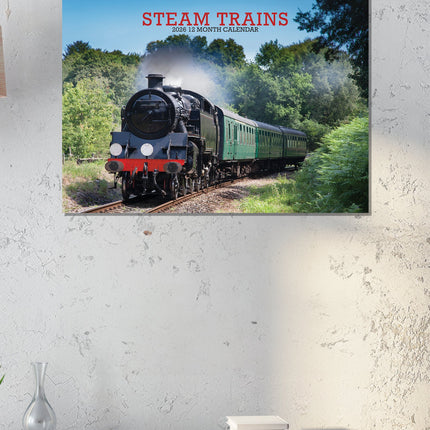 CalendarsRUs Steam Trains A3 Kalender 2026