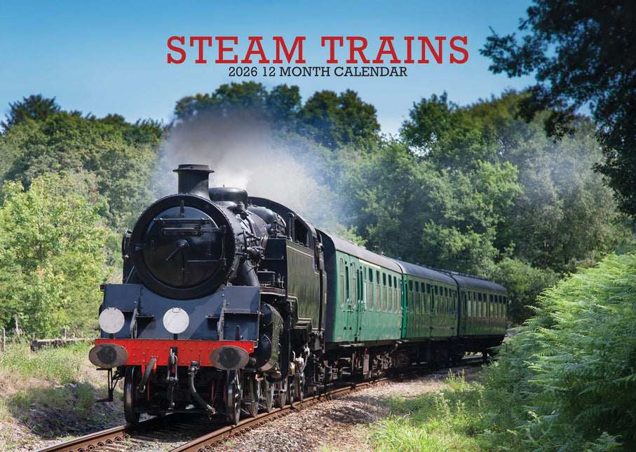 CalendarsRUs Steam Trains A3 Kalender 2026