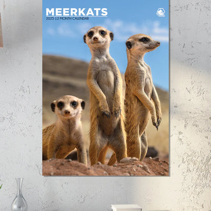 CalendarsRUs Stokstaartjes A3 Kalender 2025