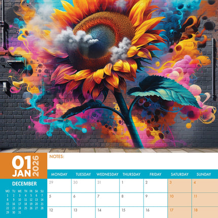 CalendarsRUs Street Art A3 Kalender 2026