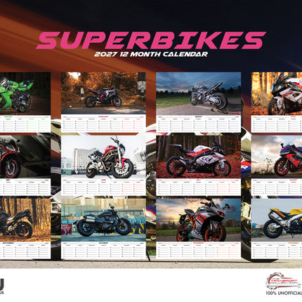 CalendarsRUs Superbikes A3 Kalender 2027