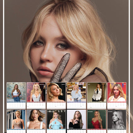 CalendarsRUs Sydney Sweeney A3 Kalender 2027