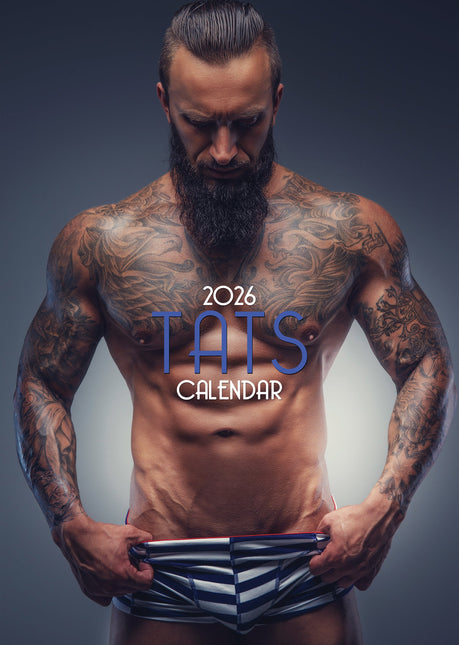 CalendarsRUs Tattoo Men A3 Kalender 2026