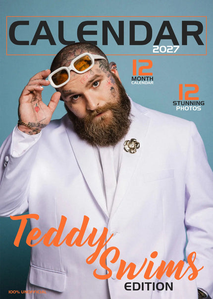 CalendarsRUs Teddy Swims A3 Kalender 2027