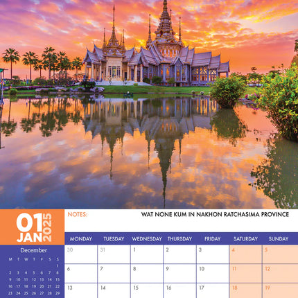 CalendarsRUs Thailand A3 Kalender 2025