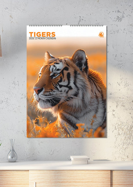 CalendarsRUs Tijger A3 Kalender 2026