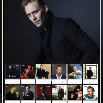 CalendarsRUs Tom Hiddleston A3 Kalender 2027
