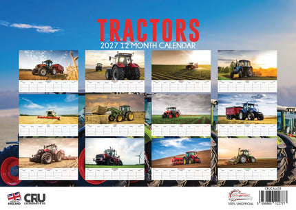 CalendarsRUs Tractors A3 Kalender 2027