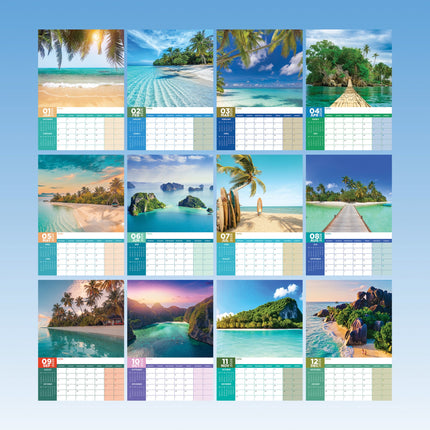 CalendarsRUs Tropical Islands A3 Kalender 2026