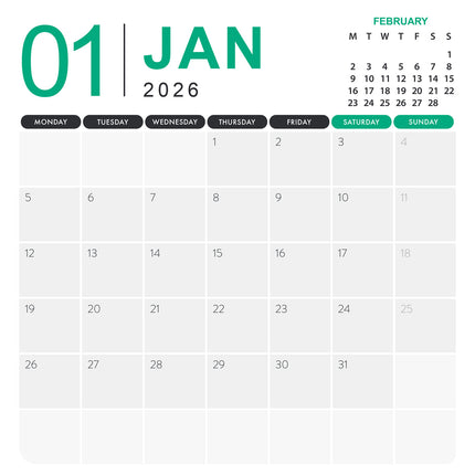 CalendarsRUs Tropische Vissen Kalender 2026