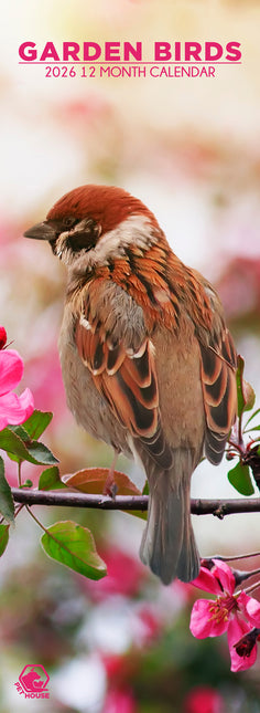 CalendarsRUs Tuinvogels Slimline Kalender 2026