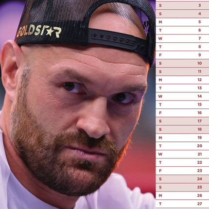 CalendarsRUs Tyson Fury A3 Kalender 2026