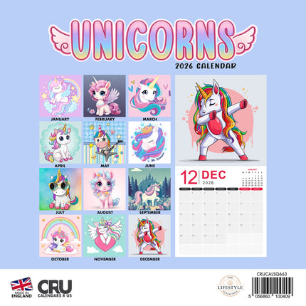 CalendarsRUs Unicorns Kalender 2027