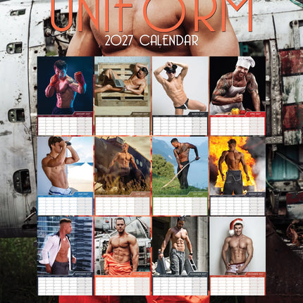 CalendarsRUs Uniform Mens A3 Kalender 2027