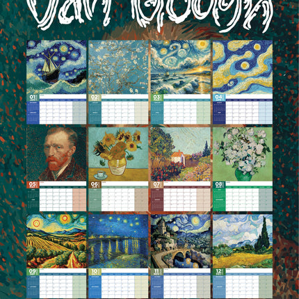 CalendarsRUs Van Gogh A3 Kalender 2026