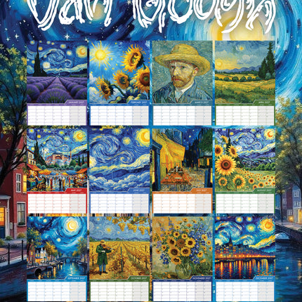 CalendarsRUs Van Gogh A3 Kalender 2027