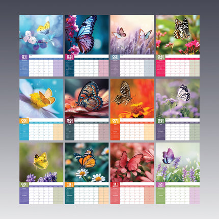 CalendarsRUs Vlinder A3 Kalender 2026