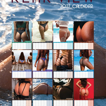 CalendarsRUs Vrouwen Billen A3 Kalender 2027