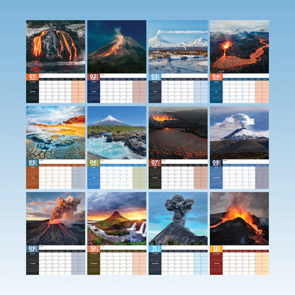 CalendarsRUs Vulkanen A3 Kalender 2026