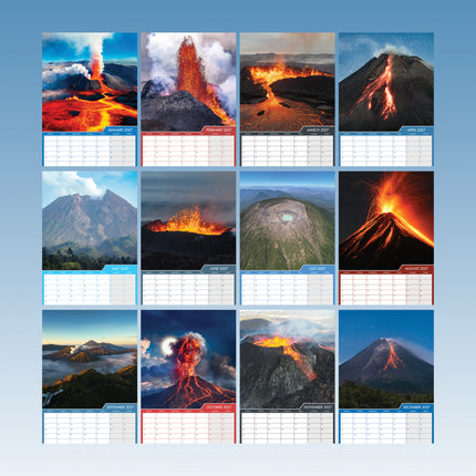 CalendarsRUs Vulkanen A3 Kalender 2027