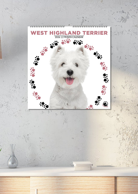 CalendarsRUs West Highland White Terrier Kalender 2026