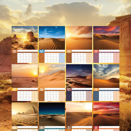 CalendarsRUs Woestijn Kalender 2025