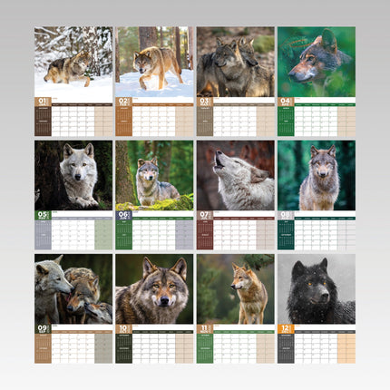 CalendarsRUs Wolven A3 Kalender 2026