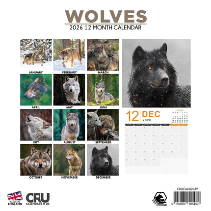 CalendarsRUs Wolven Kalender 2026