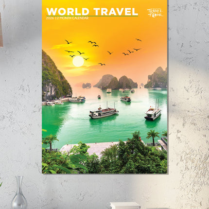 CalendarsRUs World Travel A3 Kalender 2026