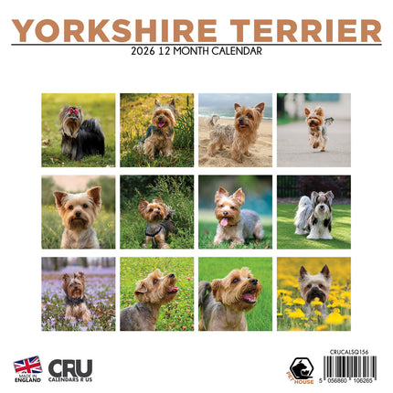 CalendarsRUs Yorkshire Terrier Kalender 2026