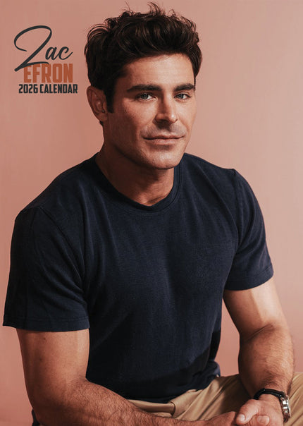 CalendarsRUs Zac Efron A3 Kalender 2026